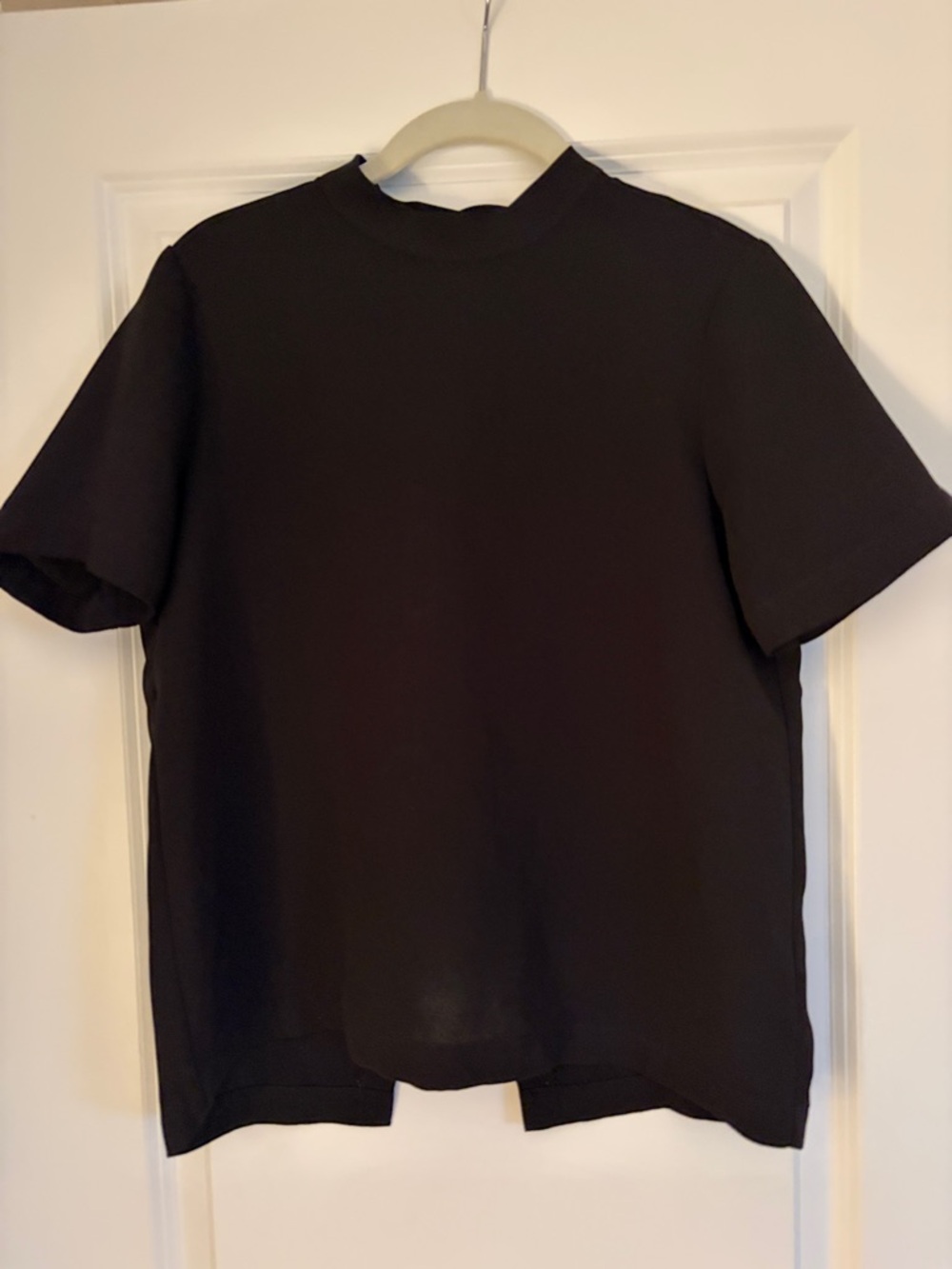 Madewell women’s stand up collar top